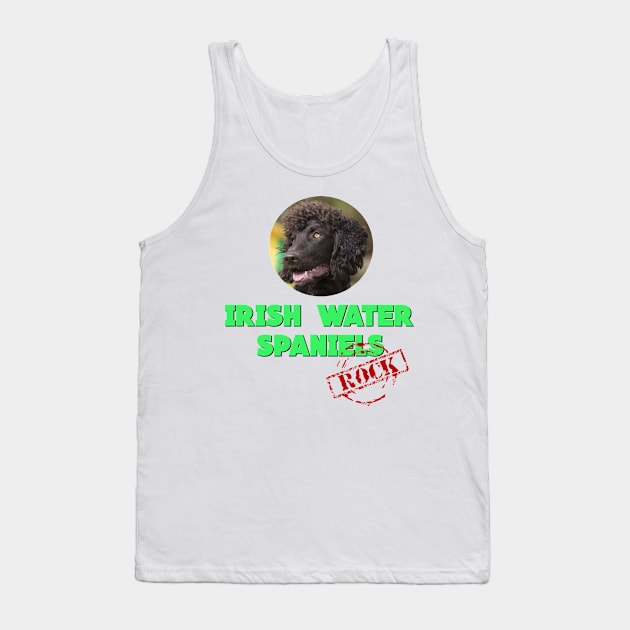 Irish Water Spaniels Rock! Tank Top by Naves